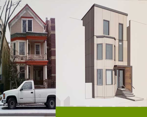 - GBHT 2019 Lakeview Passive House Front - GreenBuild Home Tour 2019: Lakeview Passive House